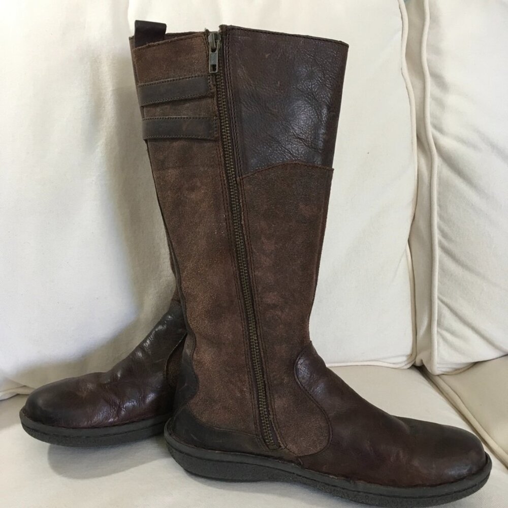 Born Brown Leather Tall Boots - Picture 2 of 13